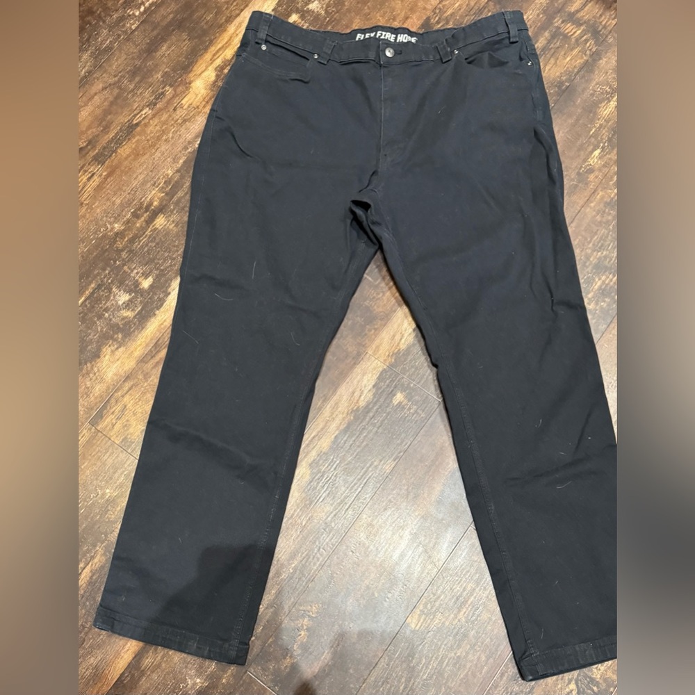 Men’s Duluth Flex Fire Hose Pants Relaxed Fit Pants Size 33x34